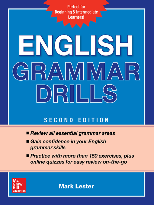 Cover image for English Grammar Drills